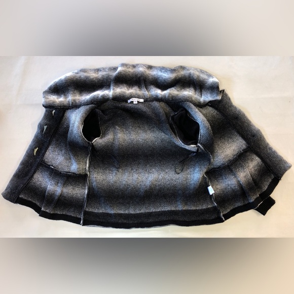 Ombre Mohair Blend AVETTE Jacket Faux Flap Pockets (M) - Picture 7 of 17